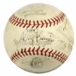 1948-81 Minor League Team Signed Baseball - PCL Tucson Toros & Aberdeen Pheasants (MEARS Auction LOA)