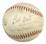 1948-81 Minor League Team Signed Baseball - PCL Tucson Toros & Aberdeen Pheasants (MEARS Auction LOA)