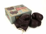 1950s-60s Jack Dempsey Endorsed Everlast  Boxing Gloves - 2 Pairs In Original Box 