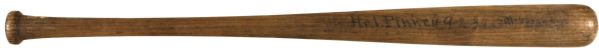 1932 Hal Finney H&B Louisville Slugger Lathe Bat (MEARS Auction LOA)