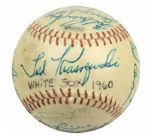 1960 Chicago White Sox Team Signed Baseball w/19 Sigs. Incl. Ted Kluszewski Sweet Spot & Nellie Fox Bold Signatures - JSA 