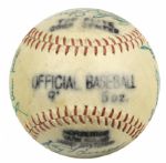 1960 Chicago White Sox Team Signed Baseball w/19 Sigs. Incl. Ted Kluszewski Sweet Spot & Nellie Fox Bold Signatures - JSA 