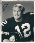 1972 Terry Bradshaw Pittsburgh Steelers Vintage Signed St. Petersburg Times Original 8" x 10" Photo  (St. Petersburg Times Hologram/MEARS Photo LOA) - JSA