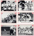 1983 The Warren Spahn Milwaukee Braves Signed Set - Lot of 4 - JSA