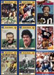 1958-2000 Notre Dame Signed Football Card - Lot of 45 w/ (2) Rocky Bleier Tim Brown Tony Rice Johnny Lujack Bob Kuechenberg  Johnny Lattner - JSA