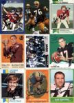 1958-2000 Notre Dame Signed Football Card - Lot of 45 w/ (2) Rocky Bleier Tim Brown Tony Rice Johnny Lujack Bob Kuechenberg  Johnny Lattner - JSA