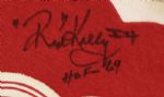 1960s-70s Toronto Red Wings Signed Jersey - Norm Ullman Al Arbour Red Kelly & Johnny Wilson Who Played For Red Wings & Maple Leafs  3 HOFers - JSA 