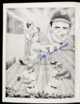 1989 Ted Williams Boston Red Sox Signed Beckett Baseball Monthly Magazine - JSA 