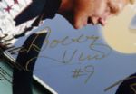 1990s Bobby Hull Chicago Blackhawks & Brett Hull St. Louis Blues Signed 11 x 14 Dispaly - JSA