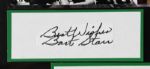 1960s Green Bay Packers Greats Signed Display w/ Bart Starr Paul Hornung & Jim Taylor Incl. (3) Starr Signed Letters - JSA 
