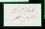 1960s Green Bay Packers Greats Signed Display w/ Bart Starr Paul Hornung & Jim Taylor Incl. (3) Starr Signed Letters - JSA 