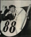 1950 Connie Mack Philadelphia Athletics “St. Petersburg Times” Original 5.5 x 6.5 News Photo (“St. Petersburg” Hologram/MEARS LOA)