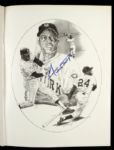 1989 Willie Mays San Francisco Giants & Ernie Banks Chicago Cubs Signed Beckett Magazine - JSA 