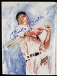 1990 Mickey Mantle New York Yankees Signed Beckett Baseball Card Monthly Magazine Inscribed No. 7 - JSA 
