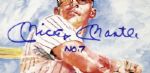 1990 Mickey Mantle New York Yankees Signed Beckett Baseball Card Monthly Magazine Inscribed No. 7 - JSA 