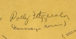 1960 John F. Kennedy and Jacqueline Kennedy Signed Campaign Trail Display Boldest JFK Signature We Have Seen - JSA 