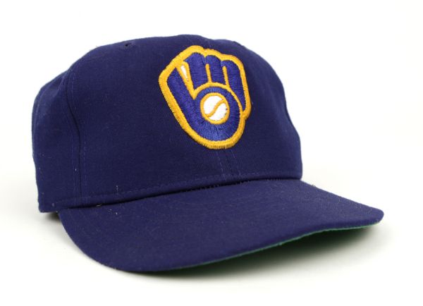 1980s Robin Yount Milwaukee Brewers Authentic Signed Brewers Cap - JSA 