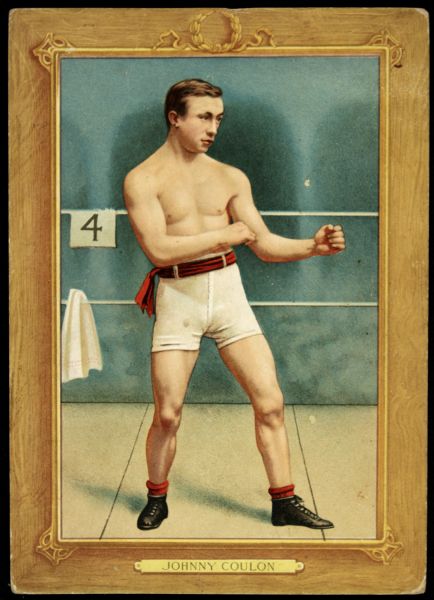 1911 Johnny Coulon Turkey Red T3 Cabinet Card 