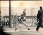 1957 Eddie Mathews Milwaukee Braves “St. Petersburg Times” Original 7.5 x 9.25 News Photo (“St. Petersburg” Hologram/MEARS LOA)