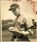 1940s Carl Hubbell New York Giants “St. Petersburg Times” Original 6.5 x 7.5 News Photo (“St. Petersburg Times” Hologram/MEARS LOA)