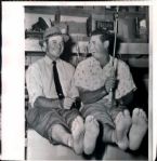 1955 Sam Sneed Golfer and Ted Williams Boston Red Sox “Seattle Times” Original 8 x 8.5 News Photo (“Seattle Times” Hologram/MEARS LOA)