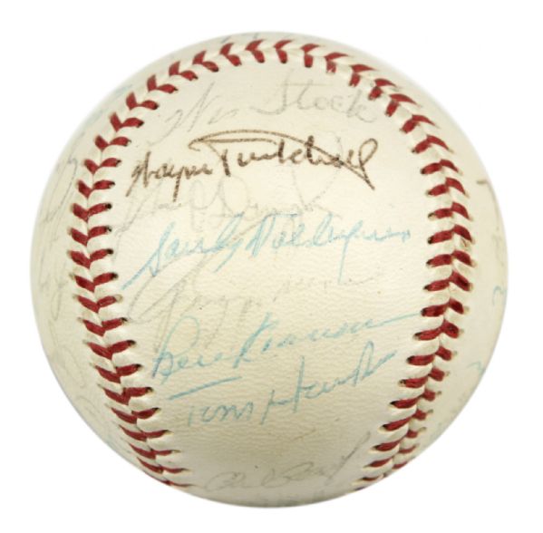 1970 Milwaukee Brewers Team Signed OAL (Cronin) Baseball First Year of Brewers w/31 Sigs. - JSA 