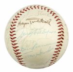 1970 Milwaukee Brewers Team Signed OAL (Cronin) Baseball First Year of Brewers w/31 Sigs. - JSA 