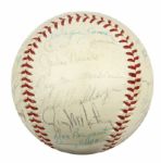 1970 Milwaukee Brewers Team Signed OAL (Cronin) Baseball First Year of Brewers w/31 Sigs. - JSA 