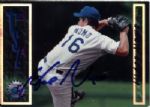 1996 Hideo Nomo Los Angeles Dodgers Signed Topps Stadium Club Card - JSA 