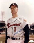 1953-65 Milwaukee Braves Signed 8 x 10 Photo - Lot of 11 w/Joe Adcock Warren Spahn Bob Buhl Red Schoedienst - JSA 