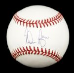 1990 Nolan Ryan Texas Rangers Signed I Was There For 300th Win Certificate Print Photo & Single Signed OAL (Budig) Baseball - JSA 
