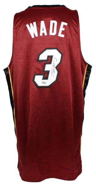 2000s Dwayne Wade Miami Heat Signed Authentic Reebok Jersey - Rich Altman Hologram & JSA 