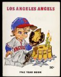1962 Los Angeles California Angels First Year Yearbook 