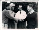 1955-70 circa Golfing Greats “Seattle Times” Original News Photo (“Seattle Times” Hologram/MEARS LOA) - Lot of 12
