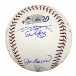 2009 AL & NL Team Signed Baseball & Multi Signed 2009 All Star Program One Ball With Ichiro Mauer-MLB Hologram