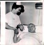 1954-67 Jimmie Foxx Post Retirement “Seattle Times” Original News Photo (“Seattle Times” Hologram/MEARS LOA)