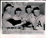 1954-67 Jimmie Foxx Post Retirement “Seattle Times” Original News Photo (“Seattle Times” Hologram/MEARS LOA)