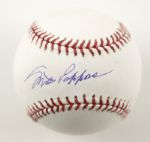 1972 Milt Pappas Chicago Cubs Signed Jersey Cap Print & Single Signed Baseball - JSA 