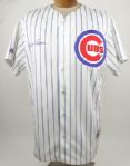 1972 Milt Pappas Chicago Cubs Signed Jersey Cap Print & Single Signed Baseball - JSA 