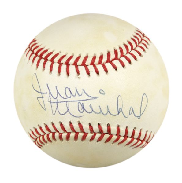 1989-93 Hall of Fame Pitchers Single Signed ONL or OAL Baseball - Lot of 8 Incl. Marichal Sutton Ryan Seaver Gibson Carlton Wynn Perry - JSA 