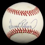 1980s Willie Mays San Francisco Giants & Frank Robinson Baltimore Orioles Single Signed OAL or ONL Baseball - Lot of 2 - JSA 