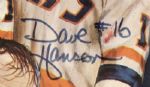 1977 Slap Shot Signed Movie Poster 23" x 35" Display - JSA 