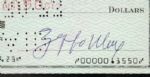 1973 Zeppo Marx Signed Check (PSA/DNA Encapsulated) 