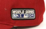2004 Hector Luna St. Louis Cardinals Game Worn World Series Signed Cap (MEARS Auction LOA) 