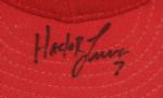 2004 Hector Luna St. Louis Cardinals Game Worn World Series Signed Cap (MEARS Auction LOA) 