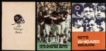1960-76 Chicago Bears Media Guide - Lot of 12