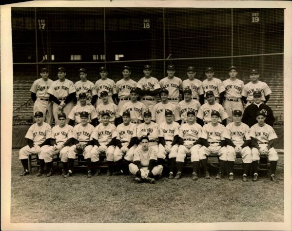 1942 New York Yankees “St. Petersburg Times” Original 7" x 9" News Photo (“St. Petersburg” Hologram/MEARS LOA) - Lot of 2