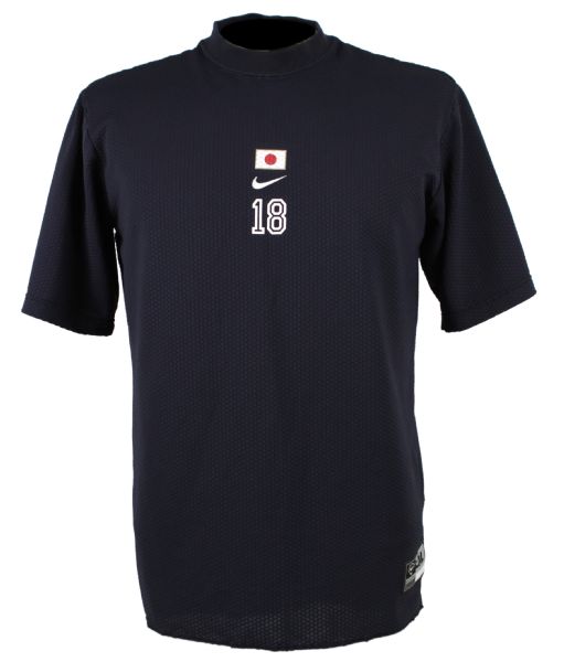 2009 Daisuke Matsuzaka Dice K Boston Red Sox Game Worn Undershirt (MEARS Auction LOA)