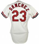 1981 Orlando Sanchez St. Louis Cardinals Game Worn Cardinals Jersey (MEARS Authentic)