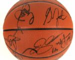 2000s Milwaukee Bucks Team Signed Basketball - Lot of 2 w/George Karl Ray Allen Michael Redd Glenn Robinson (MEARS Auction LOA)